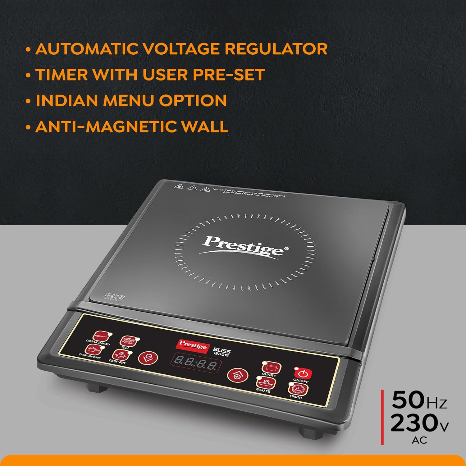 Prestige Induction Cooktop -Bliss 1200 W